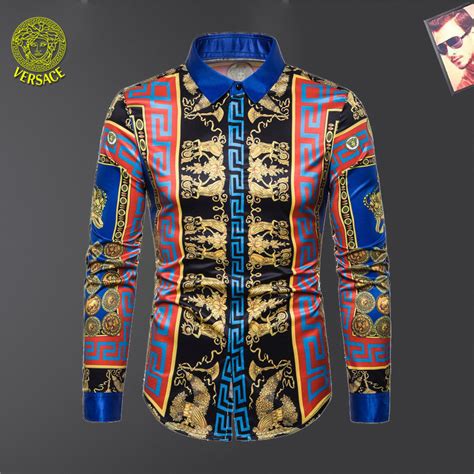 fake versace long sleeve shirt